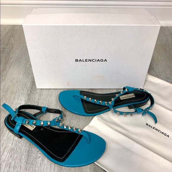 Balenciaga Shoes - BALENCIAGA “Arena” studded thongs